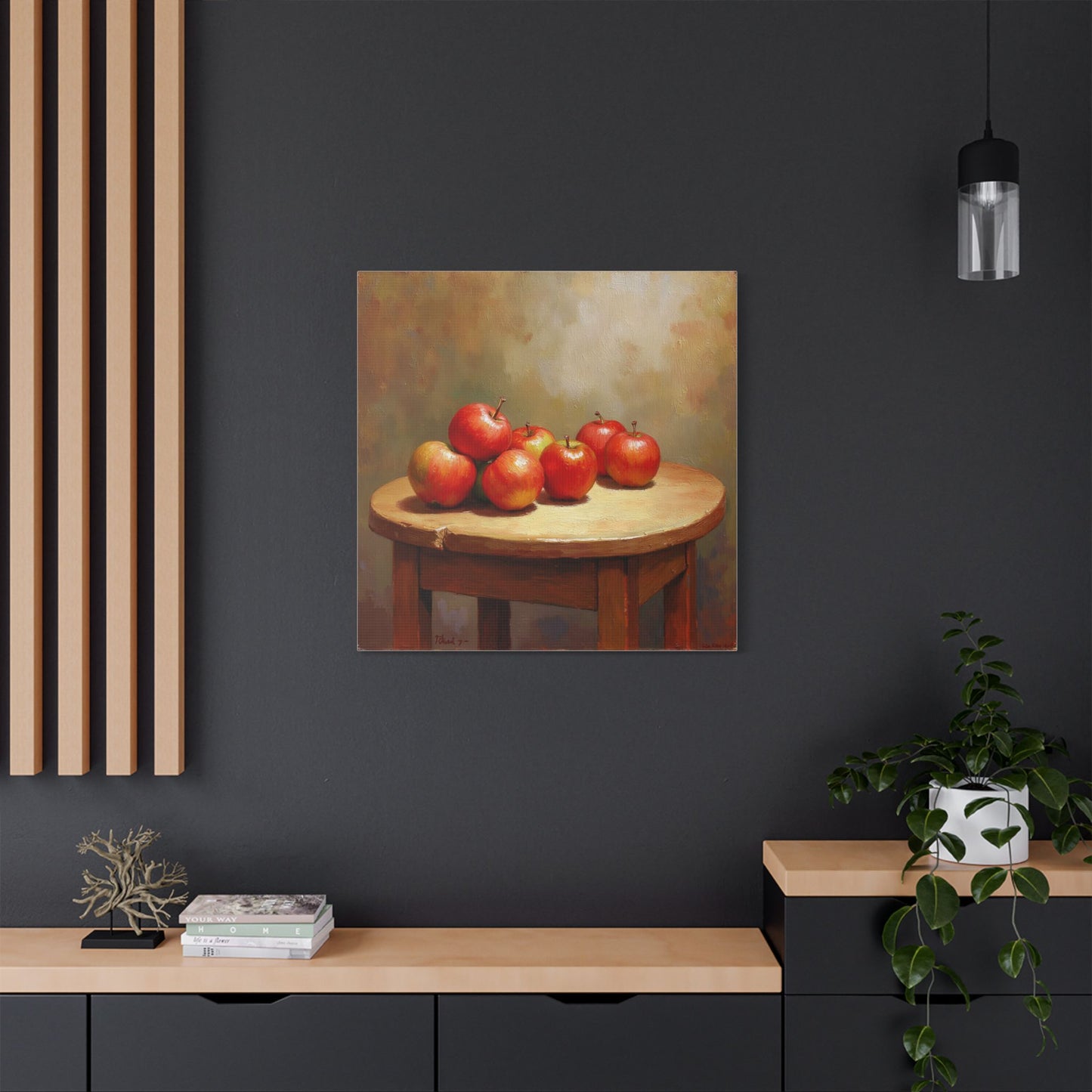 Canvas Art: Red Apples