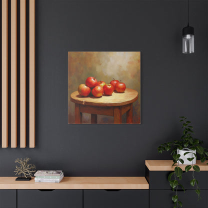 Canvas Art: Red Apples