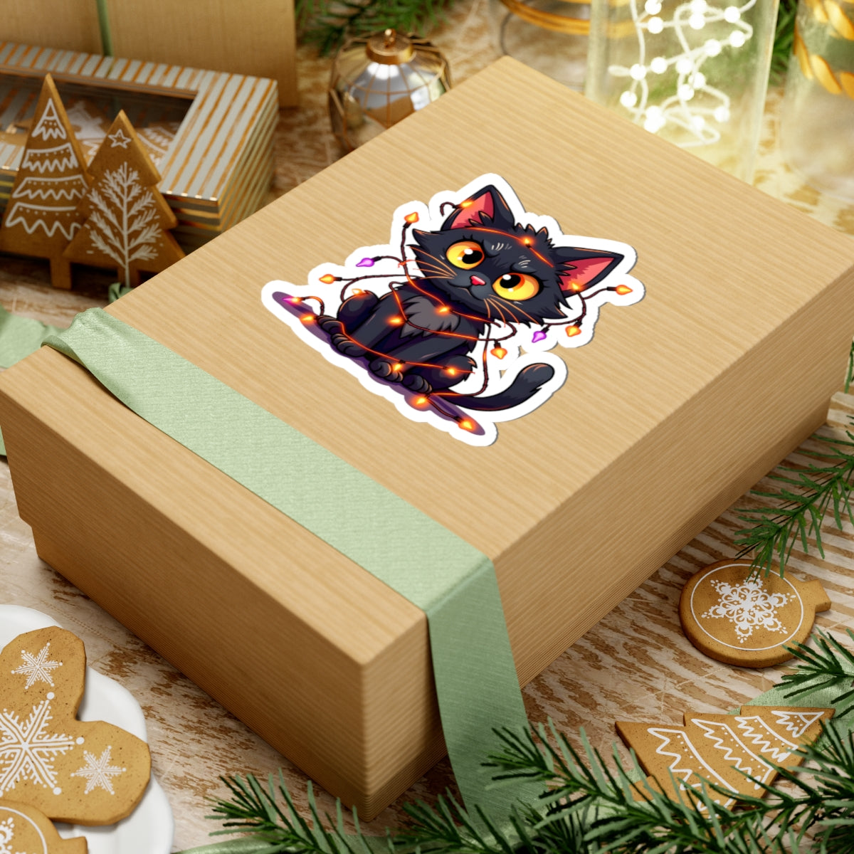 Halloween Sticker - Black Cat