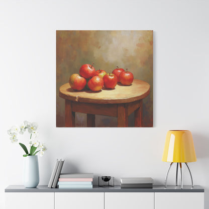 Canvas Art: Red Apples