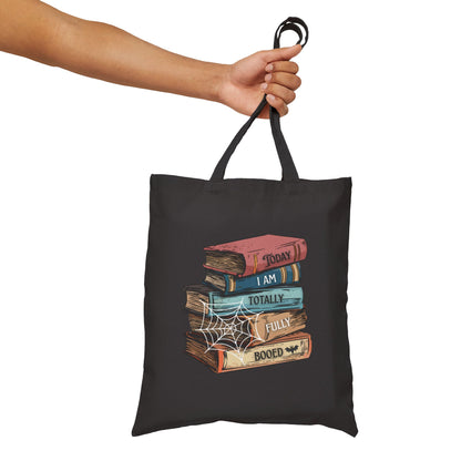 Halloween Tote Bag for Book Lovers