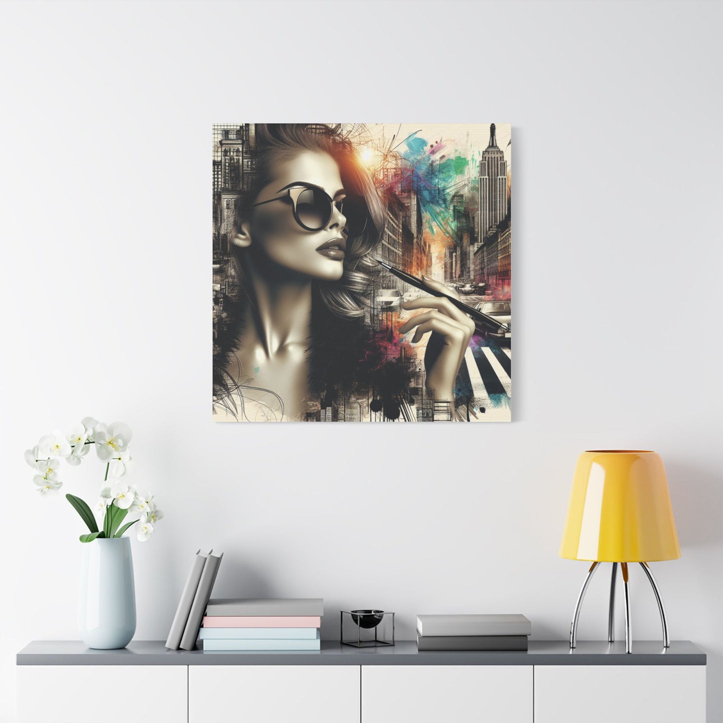 Urban Muse Satin Wall Art Decor