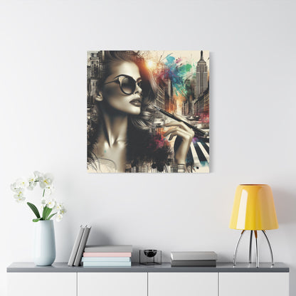 Urban Muse Satin Wall Art Decor