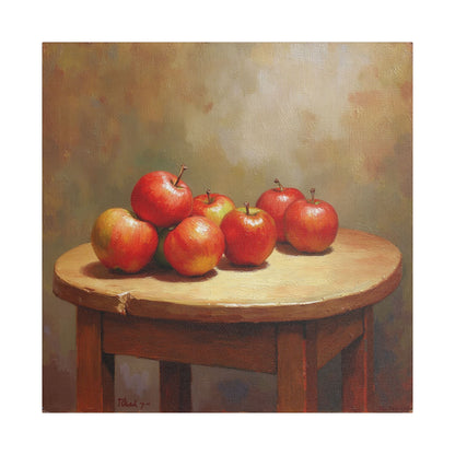 Canvas Art: Red Apples