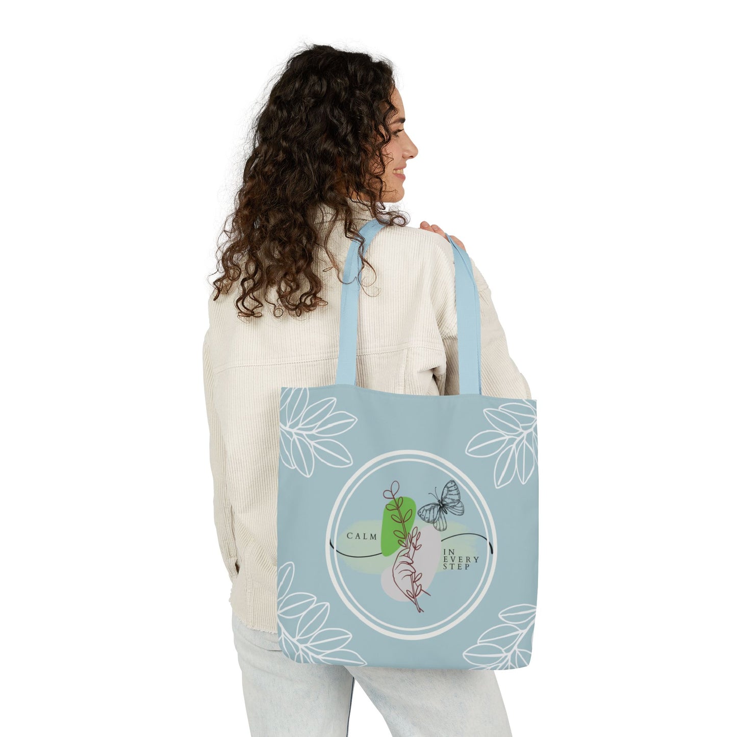 Calm In Every Step Tote Bag