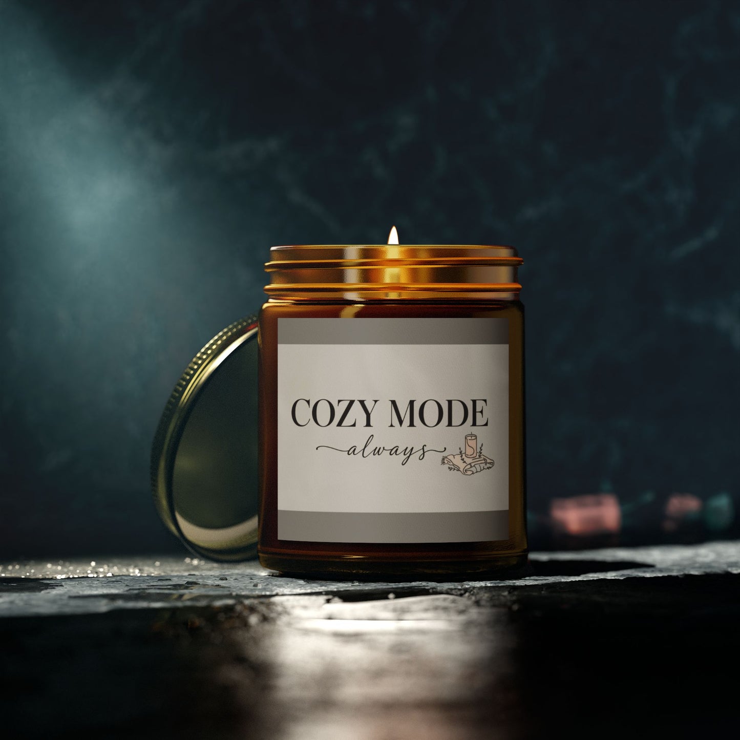 Cozy Mode Scented Candles, Relaxation, Home Decor, Gift Idea, Aromatherapy, Self-Care