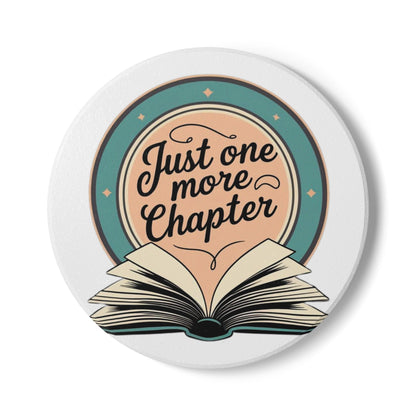 Book Lover Ceramic Coaster