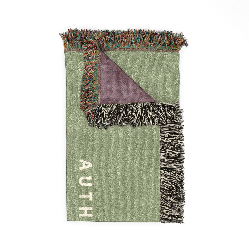 40 Years Woven Blanket - Anniversary Throw Blanket with ‘Authentic 40 Years’ Design