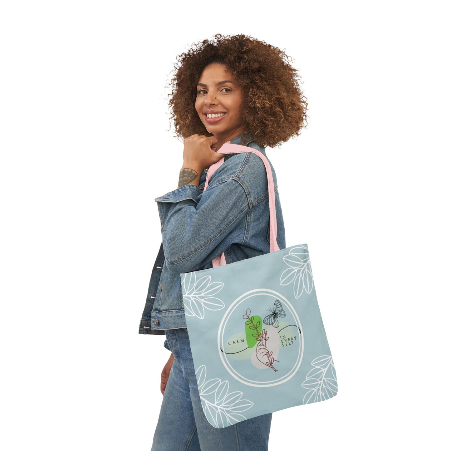 Calm In Every Step Tote Bag