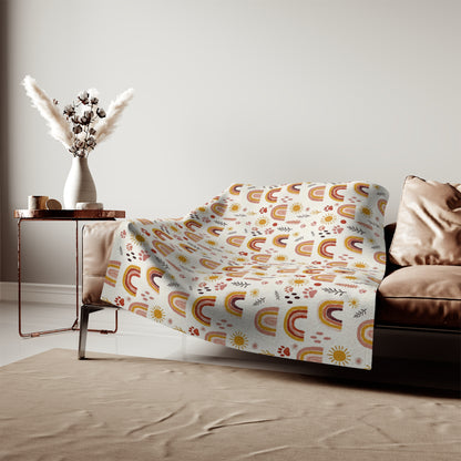 Pet Sweatshirt Blanket Rainbow