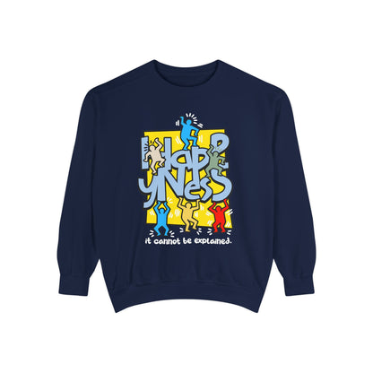 Garment-Dyed Sweatshirt - Way to Happiness Design