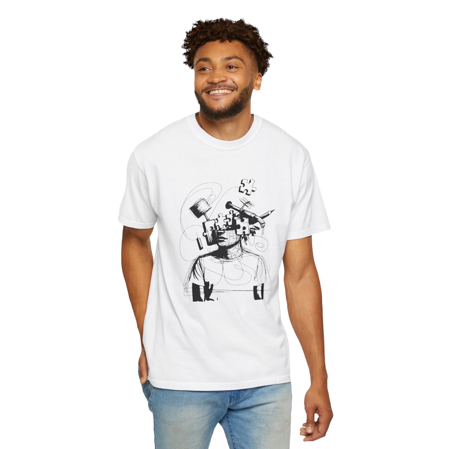 Lost Puzzle T-Shirt — Vintage Puzzle Piece Graphic Tee