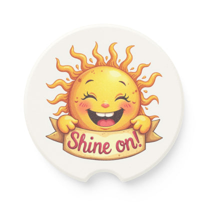 Car Coaster - Shine On Soapstone Design