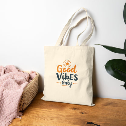 Canvas Tote Bag - Good Vibes Only