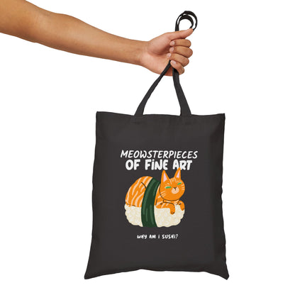 Tote Bag - Sushi Cat Design