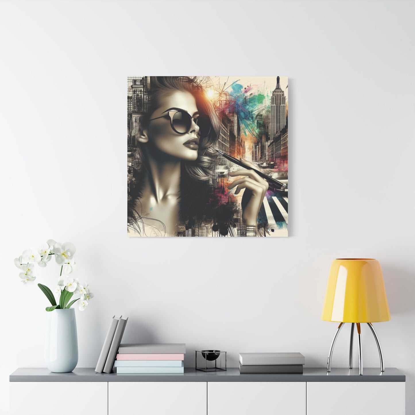 Urban Muse Satin Wall Art Decor