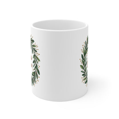 Timeless Opulence Ceramic Mug - 11oz Luxury Coffee Cup