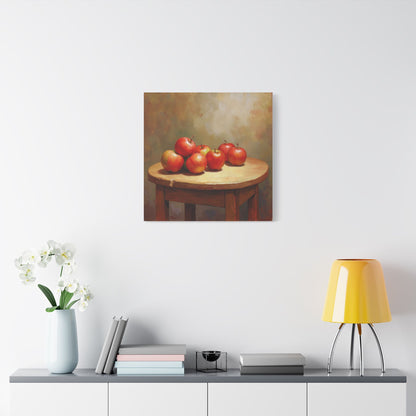 Canvas Art: Red Apples