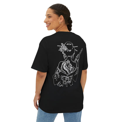 Oversized Box Tee - War Geisha Design