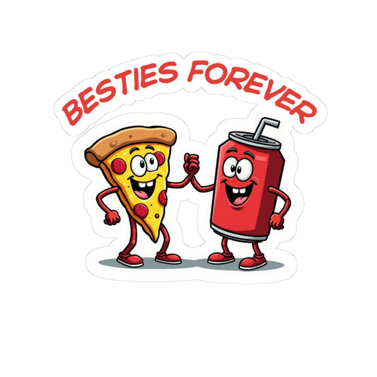 "Besties Forever" Typography Kiss-Cut Stickers