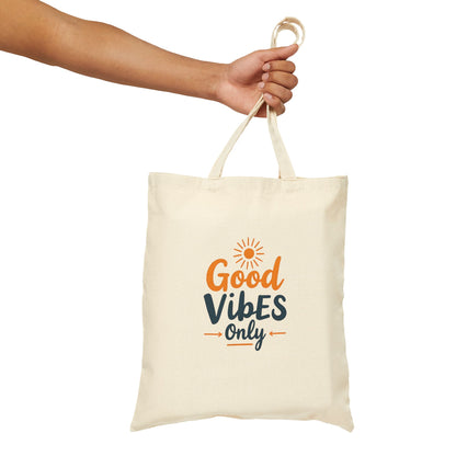 Canvas Tote Bag - Good Vibes Only
