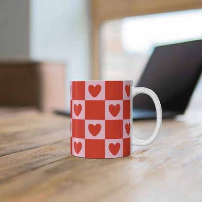 Valentines Mug — Romantic 11oz Coffee Cup