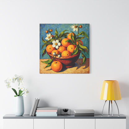 Vibrant Fruit Wall Art, Modern Canvas Decor