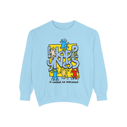 Garment-Dyed Sweatshirt - Way to Happiness Design