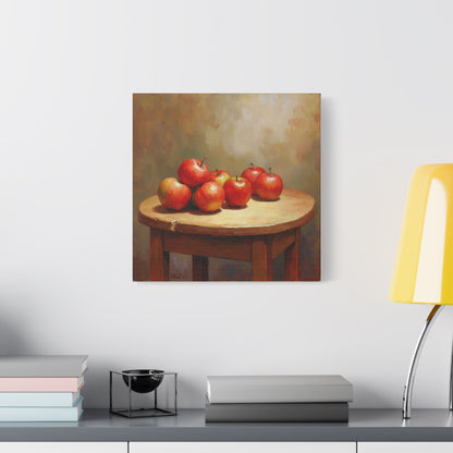 Canvas Art: Red Apples