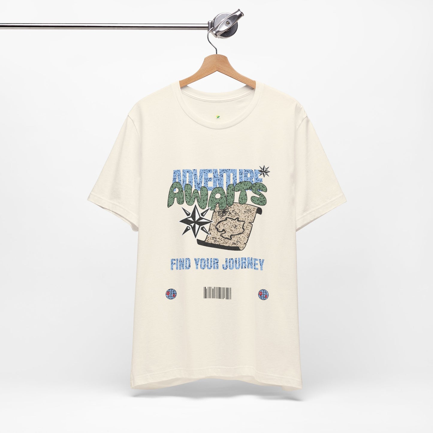 Adventure Awaits Graphic Tee - Casual Unisex Shirt for Travelers