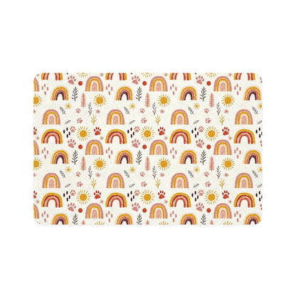 Pet Food Mat Rainbow