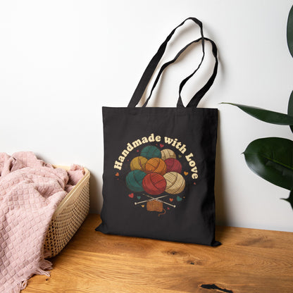 Knitting Art Tote Bag