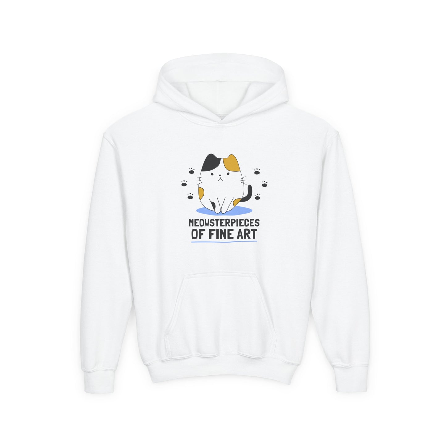 Cat Art Youth Hoodie