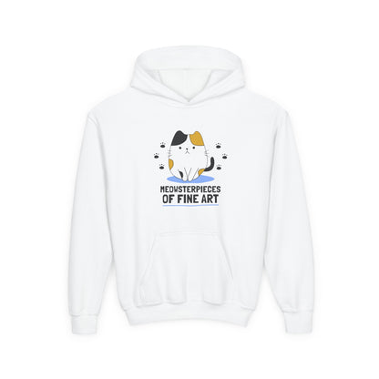 Cat Art Youth Hoodie