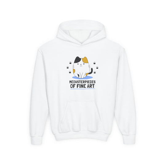 Cat Art Youth Hoodie