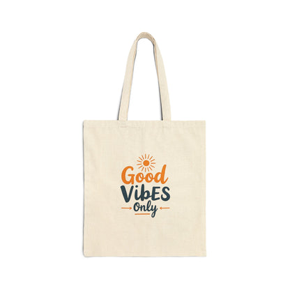 Canvas Tote Bag - Good Vibes Only