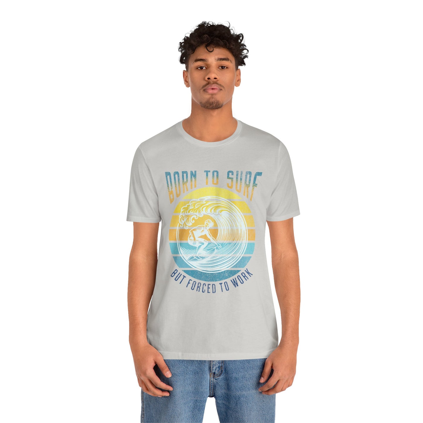 Surf Short Sleeve Tee - Born to Surf Design