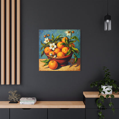 Vibrant Fruit Wall Art, Modern Canvas Decor