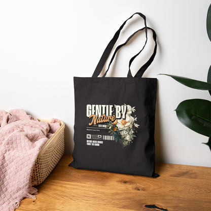 Gentle by Nature Cotton Canvas Tote Bag — Eco-Friendly Everyday Market Tote