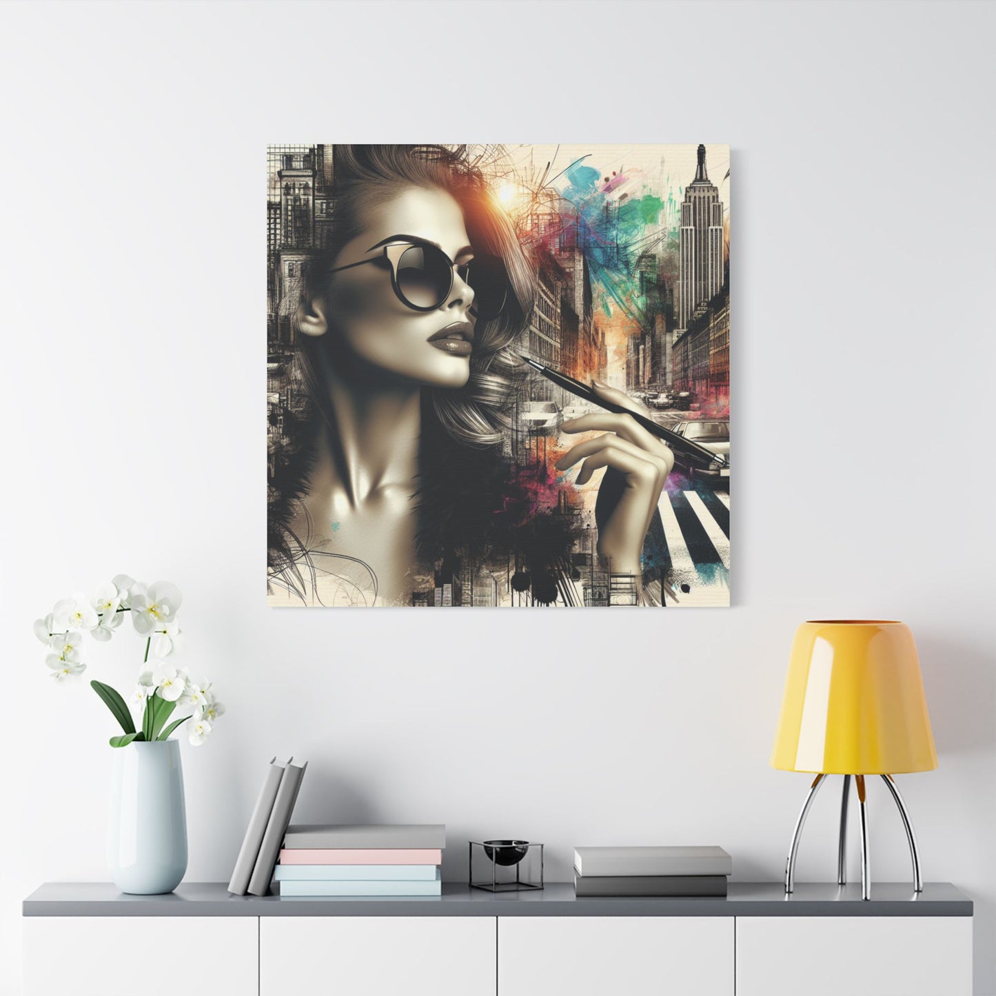 Urban Muse Satin Wall Art Decor