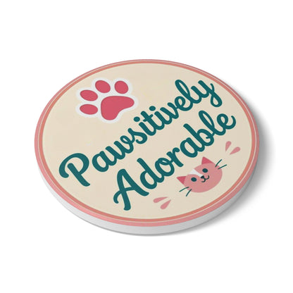 Cat Lover Ceramic Coaster