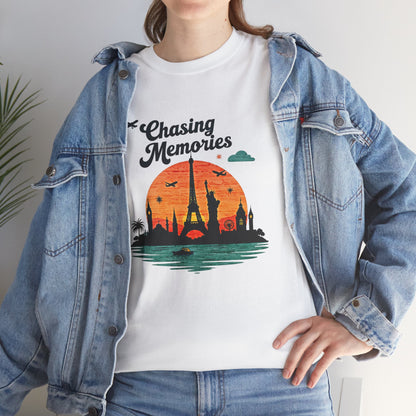 Vintage Adventure Unisex Tee - Chasing Memories Travel Shirt