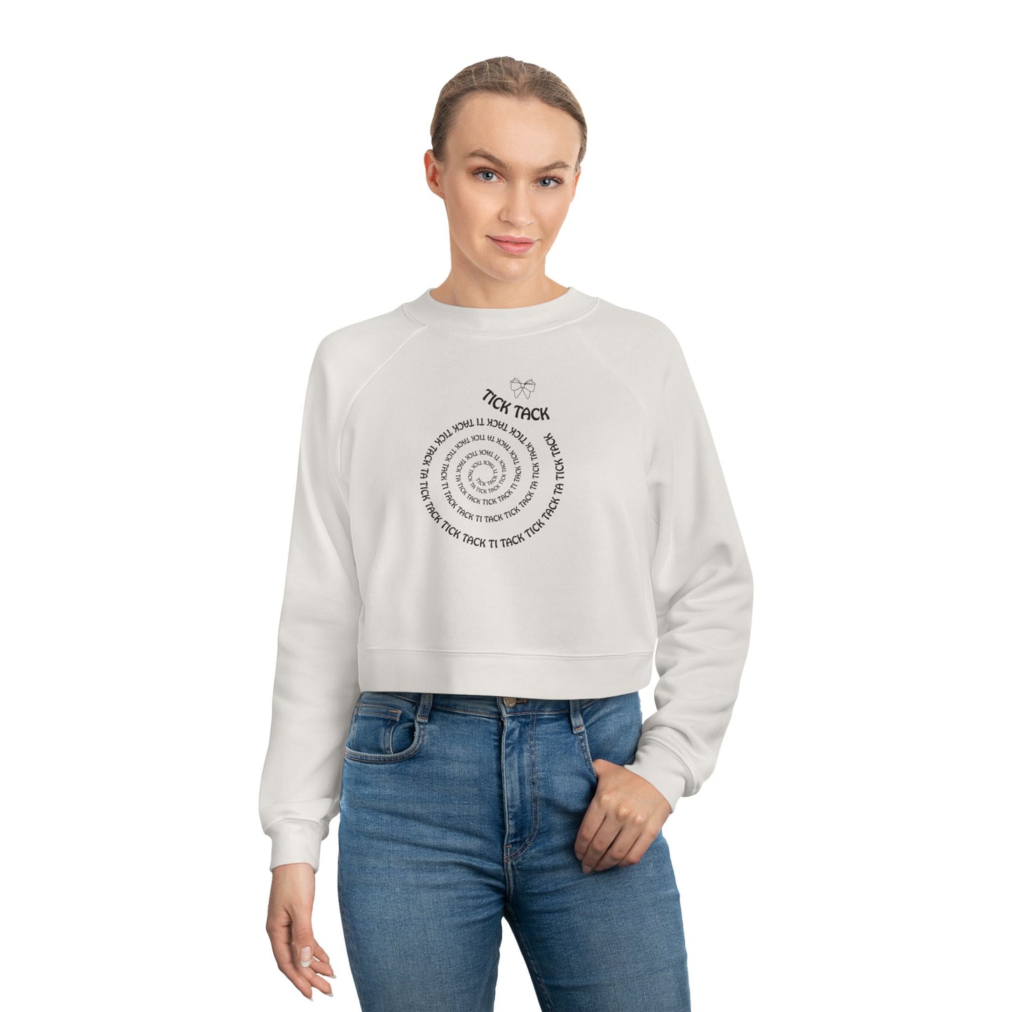 Trendy Women's Cropped Fleece Pullover, Cozy Sweatshirt for Casual Outfits, Perfect for Fall & Winter Wear, Gift for Her,