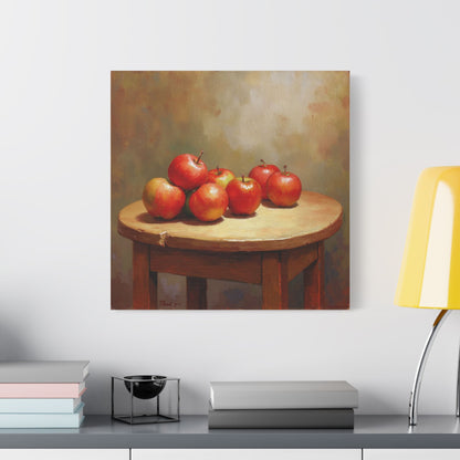 Canvas Art: Red Apples
