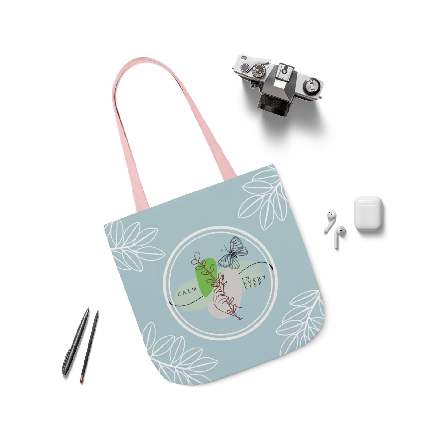 Calm In Every Step Tote Bag