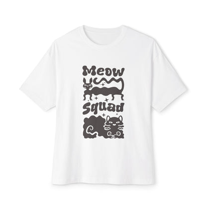Oversized Tee - Meow Squad Unisex T-Shirt