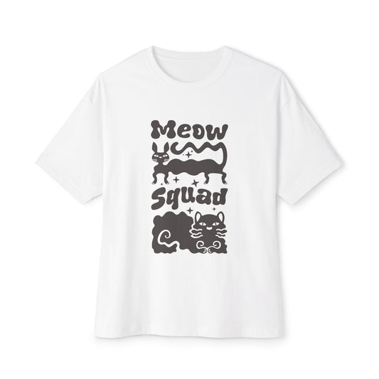 Oversized Tee - Meow Squad Unisex T-Shirt