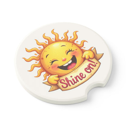 Car Coaster - Shine On Soapstone Design