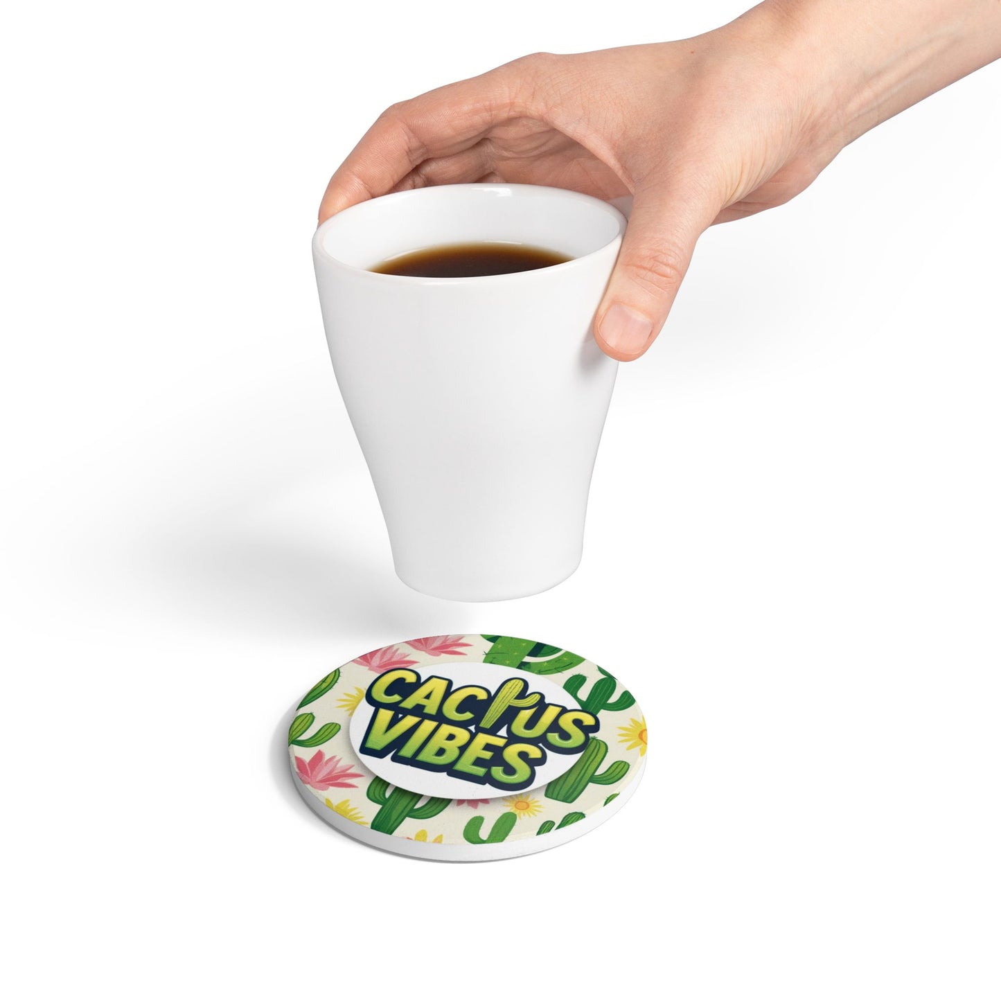 Ceramic Coaster - Cactus Lovers Gift