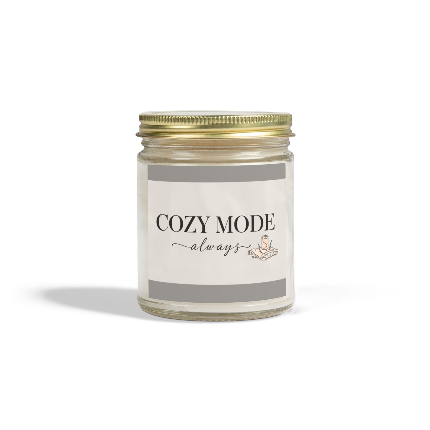 Cozy Mode Scented Candles, Relaxation, Home Decor, Gift Idea, Aromatherapy, Self-Care